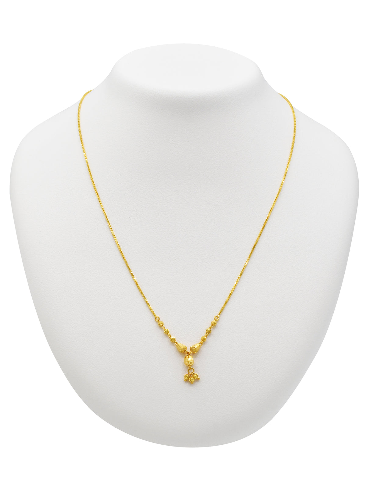 22ct Gold Ball Fancy Chain – Roop Darshan