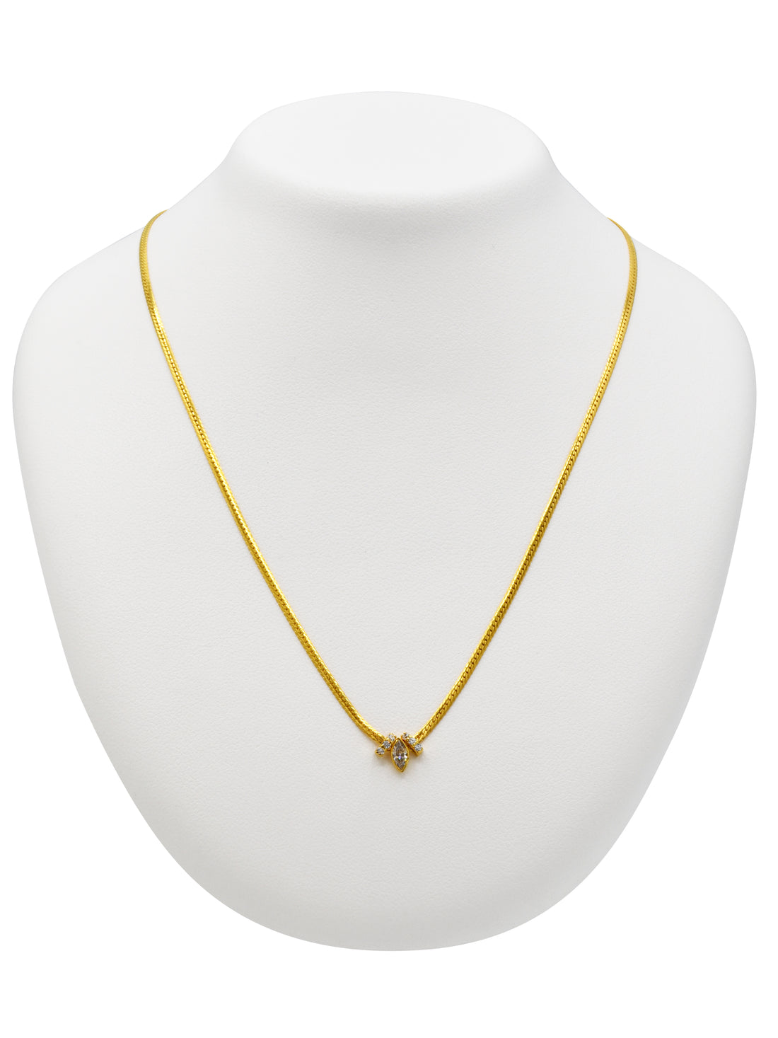 22ct Gold CZ Fancy Chain - Roop Darshan