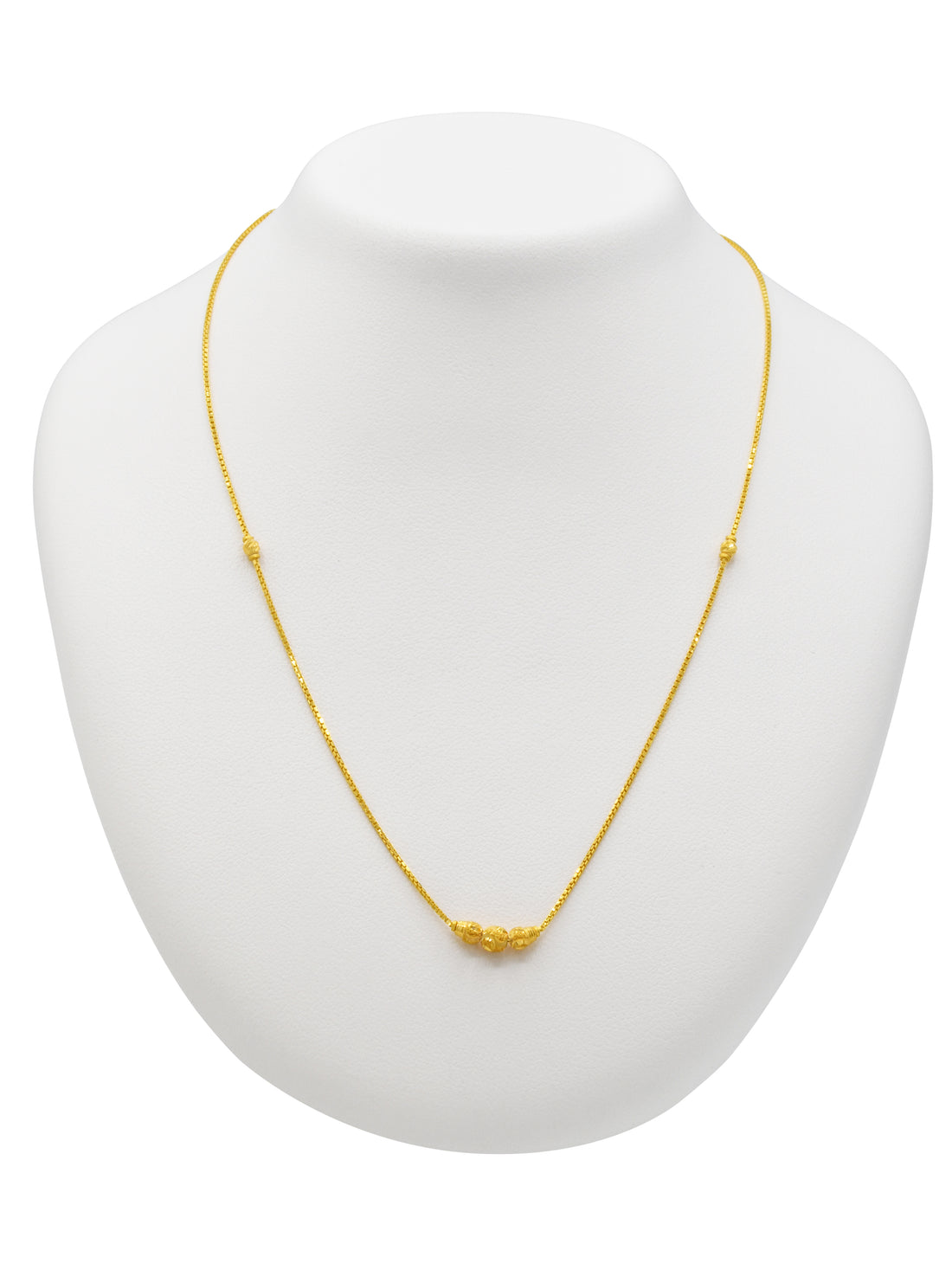22Ct Gold Ball Fancy Chain - Roop Darshan