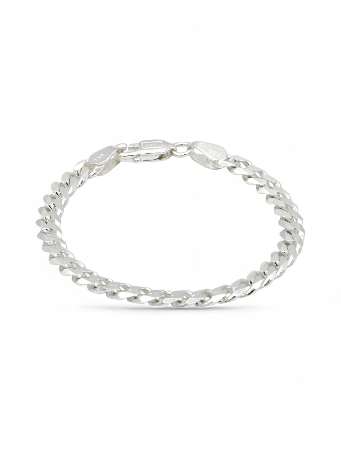 925 Sterling Silver Curb Bracelet - Roop Darshan