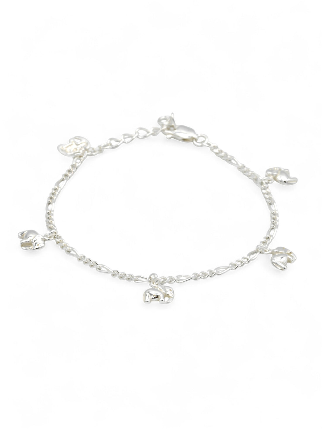 Sterling Silver Charms Bracelet