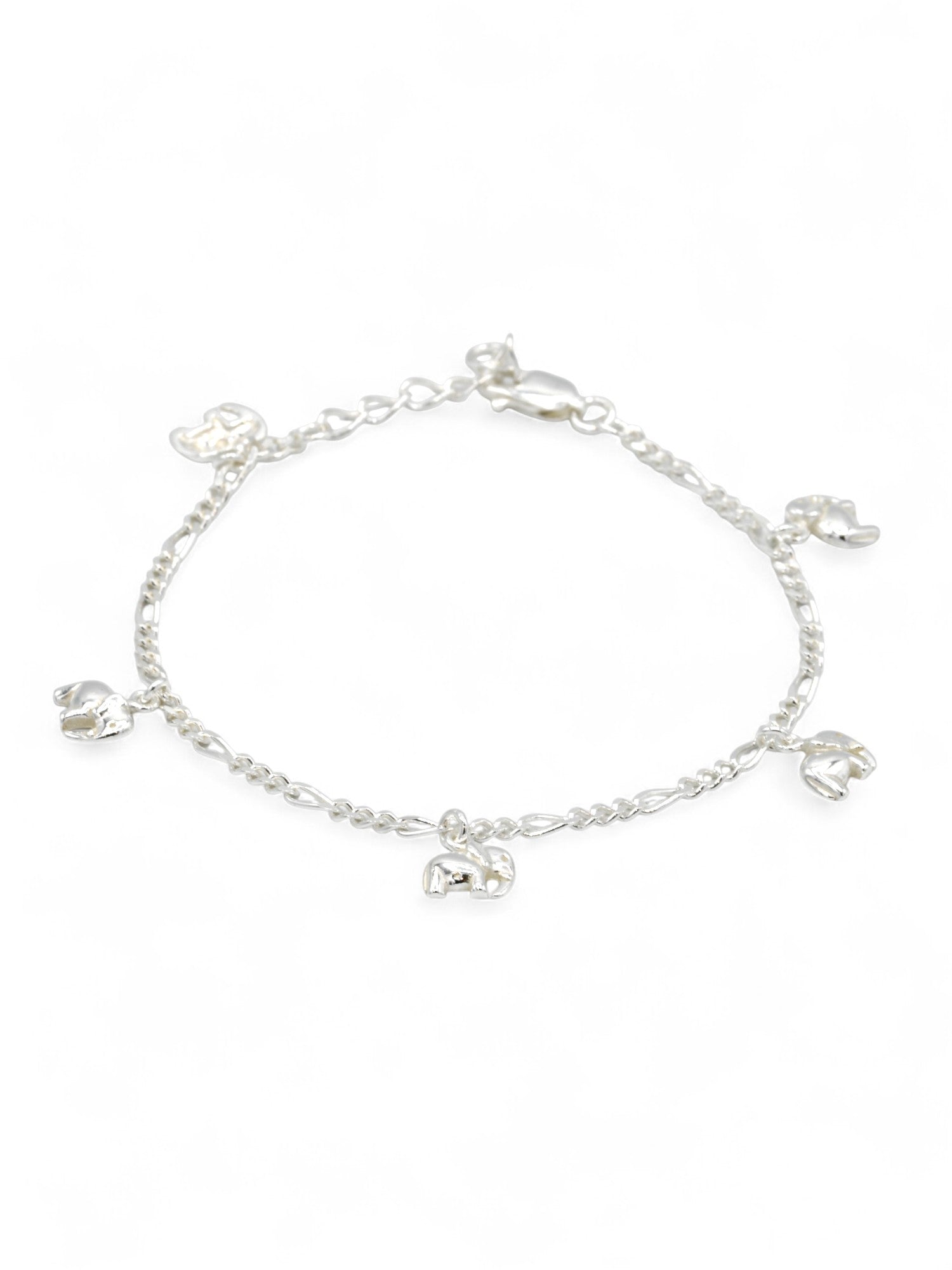 Sterling Silver Charms Bracelet