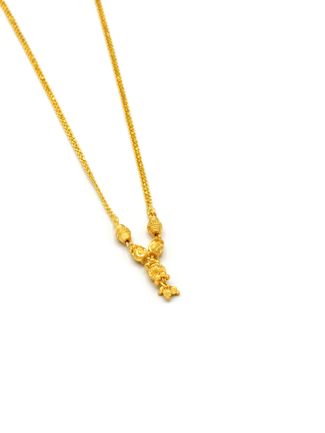 22ct Gold Ball Fancy Chain - Roop Darshan