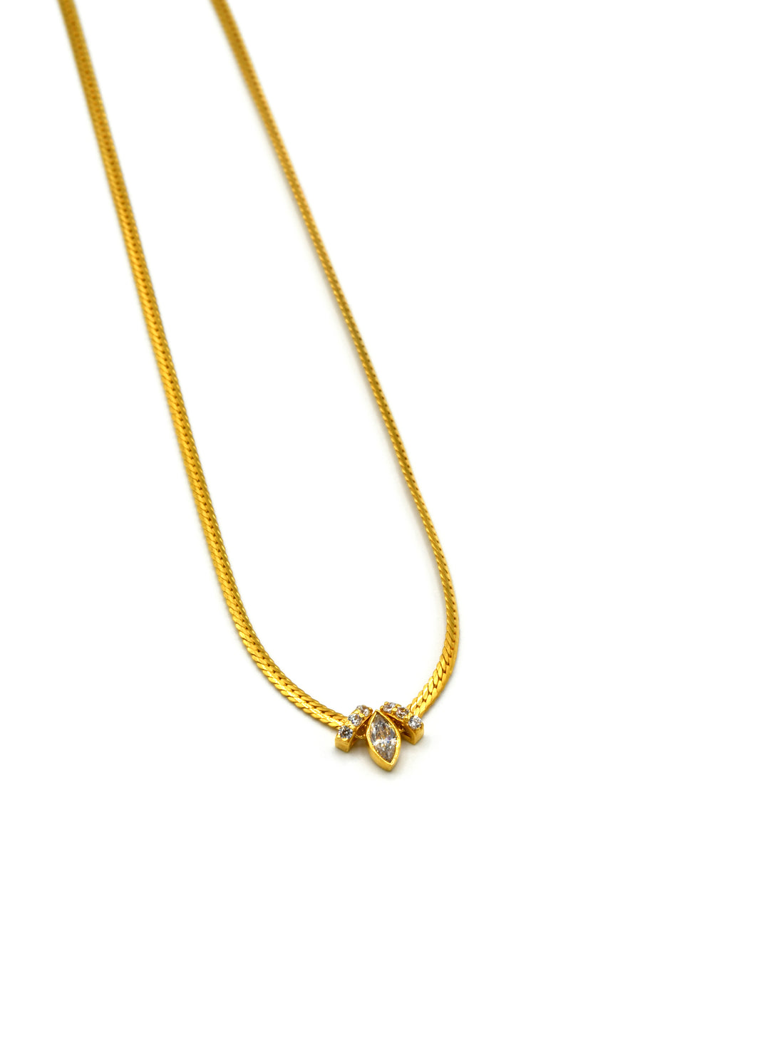 22ct Gold CZ Fancy Chain - Roop Darshan