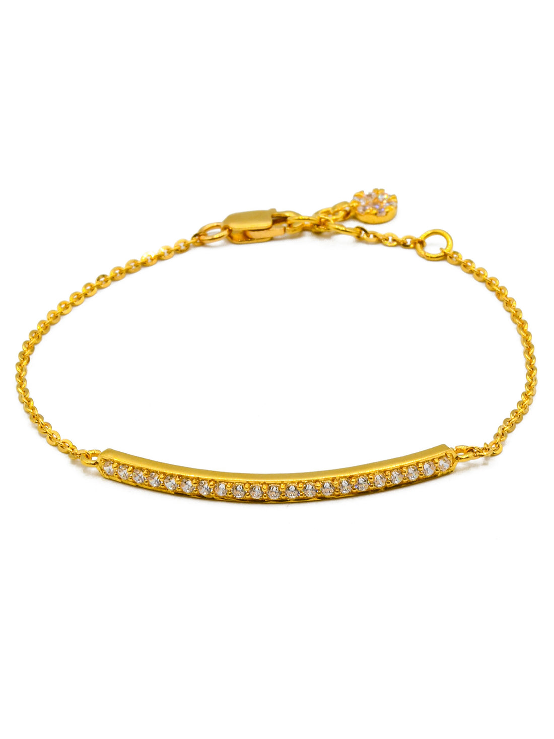 22ct Gold CZ Ladies Bracelet - Roop Darshan