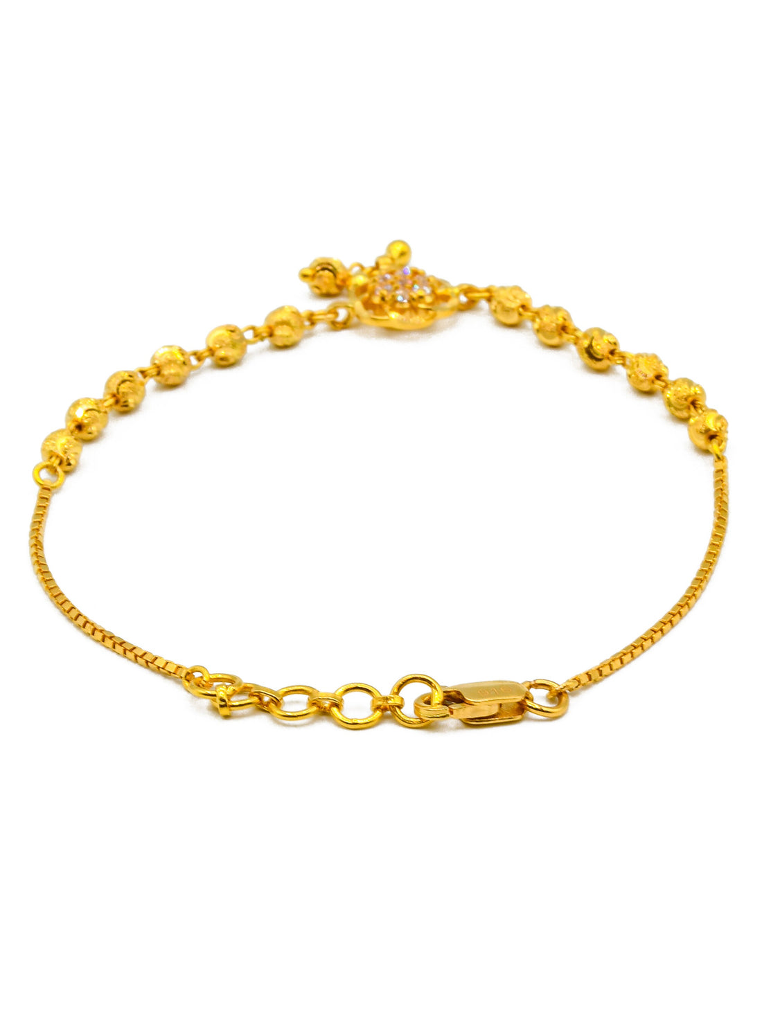 22ct Gold CZ Ladies Bracelet - Roop Darshan