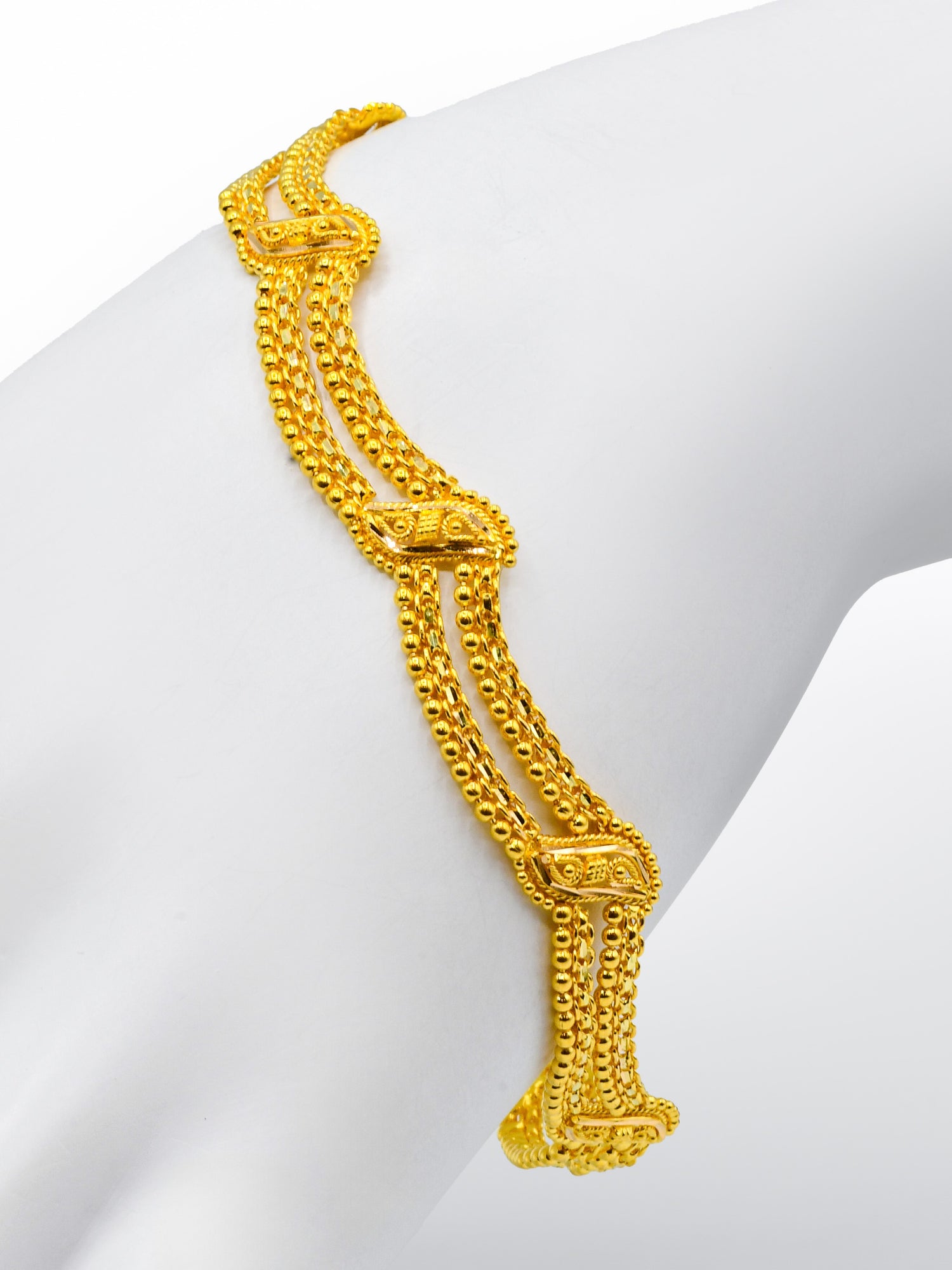 22ct Gold Ladies Bracelet - Roop Darshan
