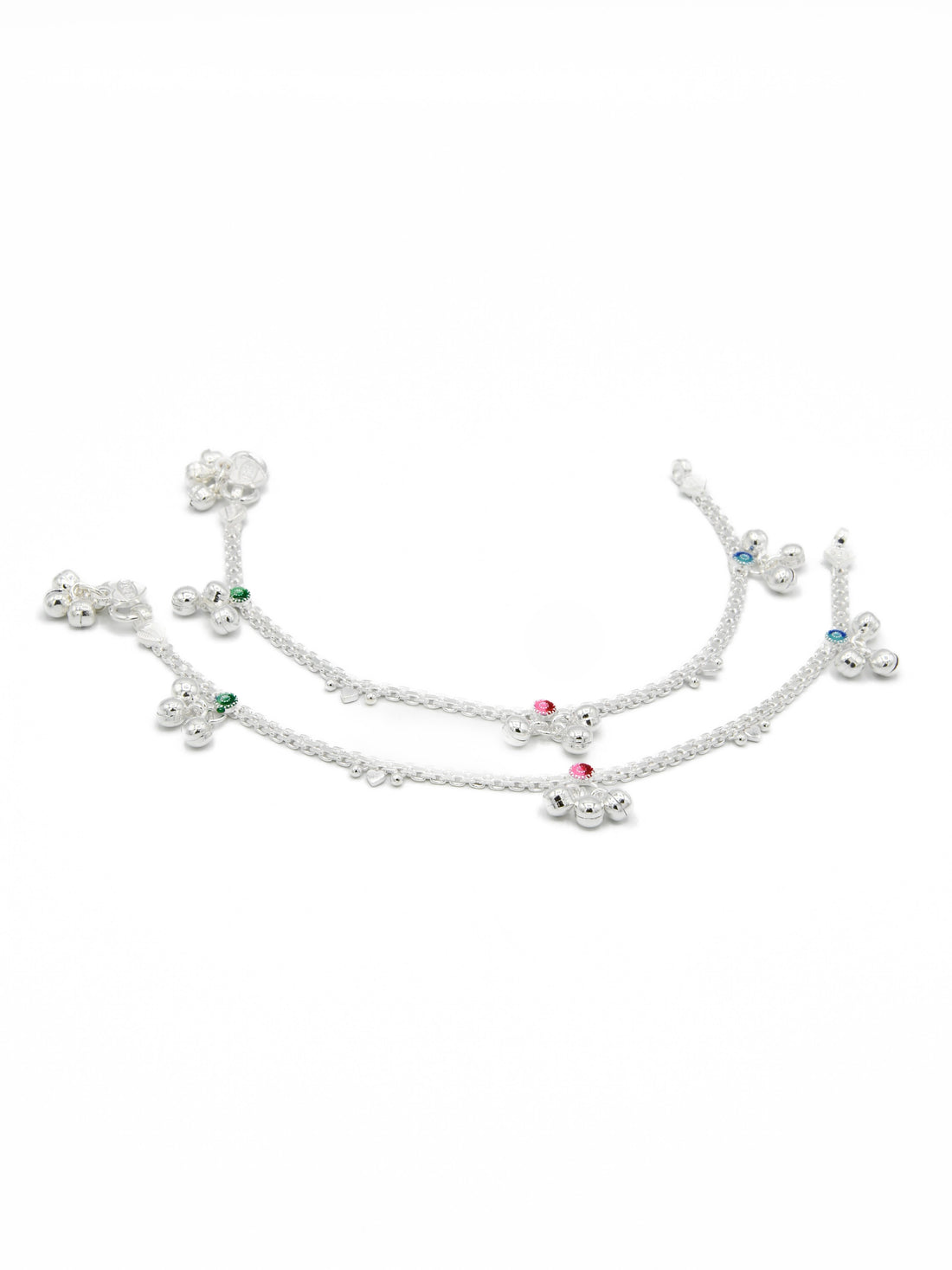 Sterling Silver Girl Anklets - Roop Darshan