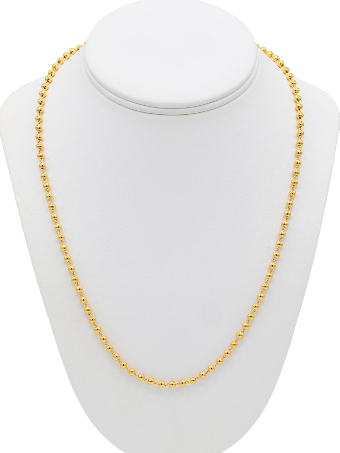 22ct Gold Ball Fancy Chain - Roop Darshan