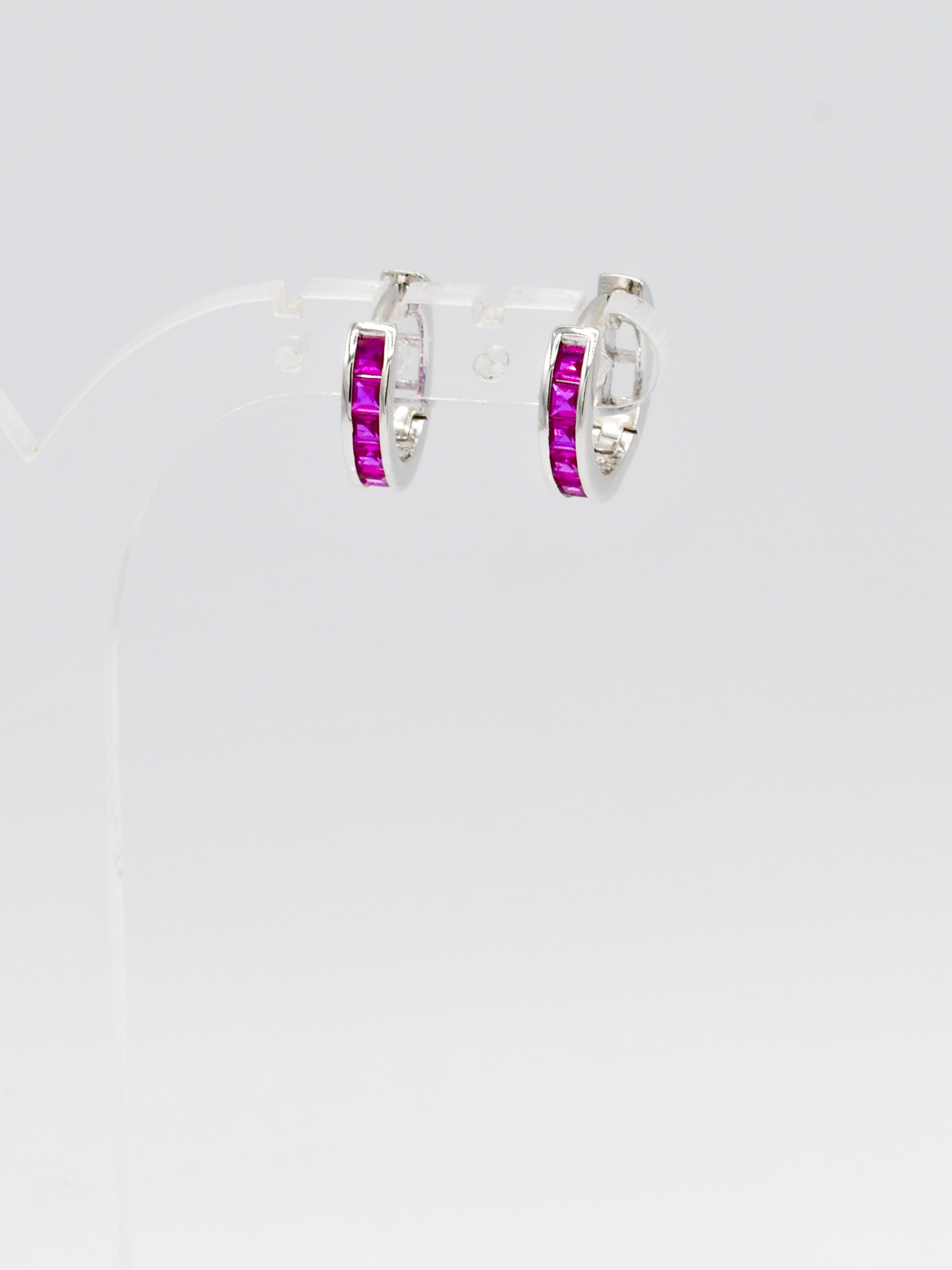 Sterling Silver CZ Bali