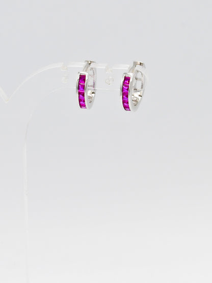 Sterling Silver CZ Bali