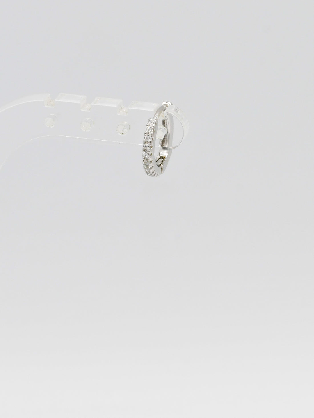 Sterling Silver CZ Bali