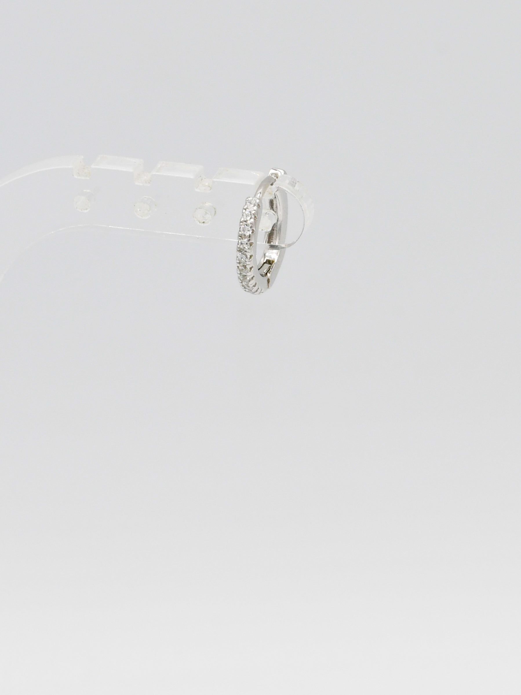 Sterling Silver CZ Bali