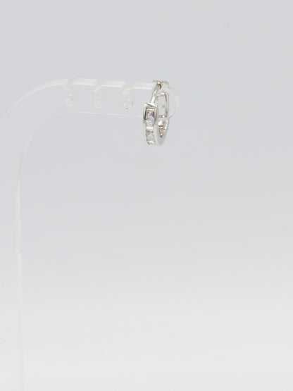 Sterling Silver CZ Bali