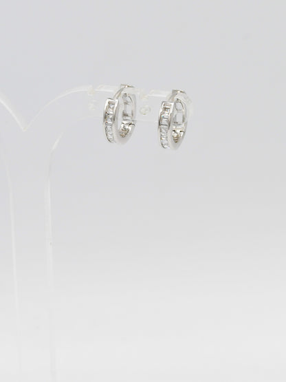 Sterling Silver CZ Bali
