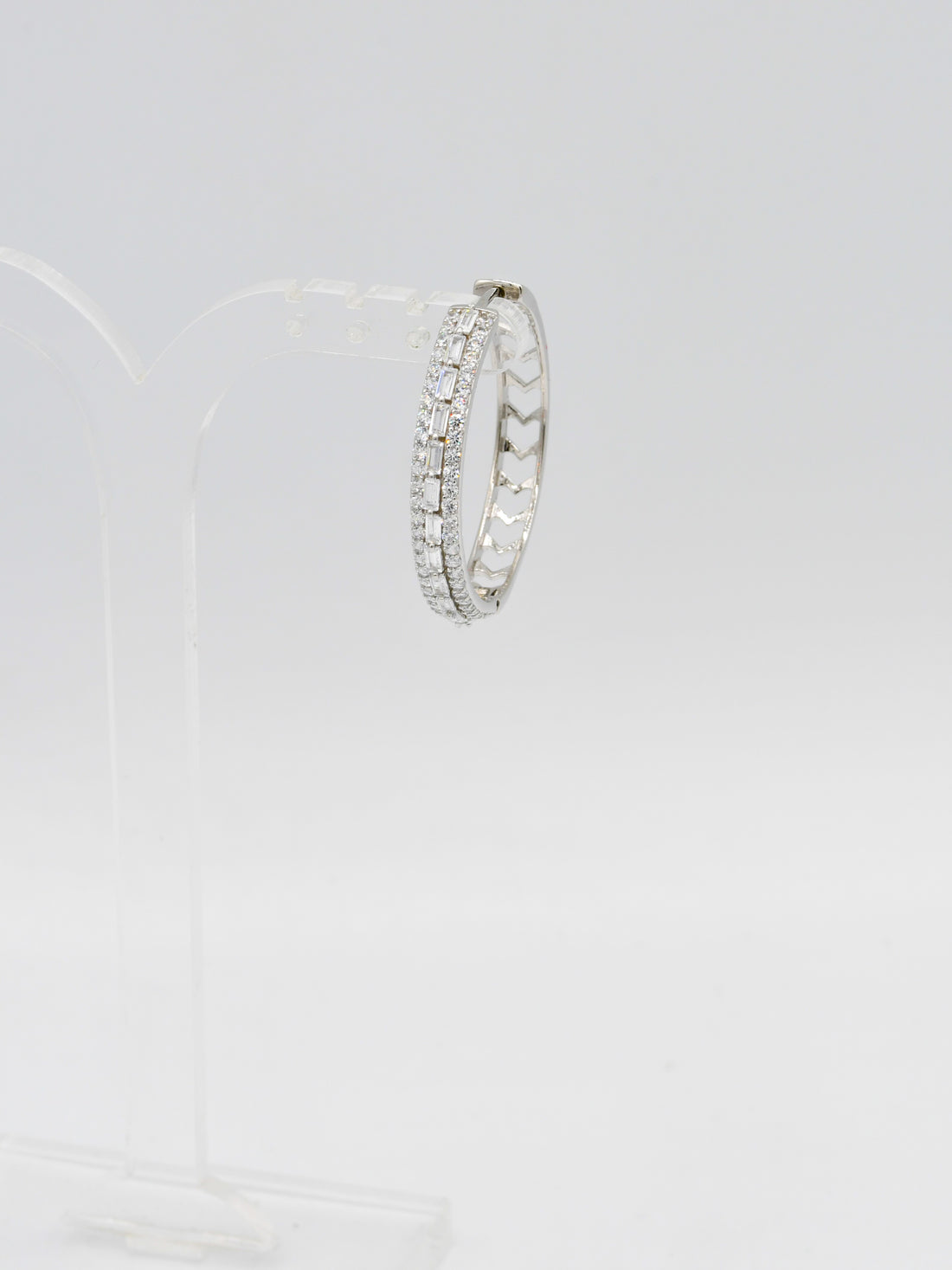 Sterling Silver CZ Bali