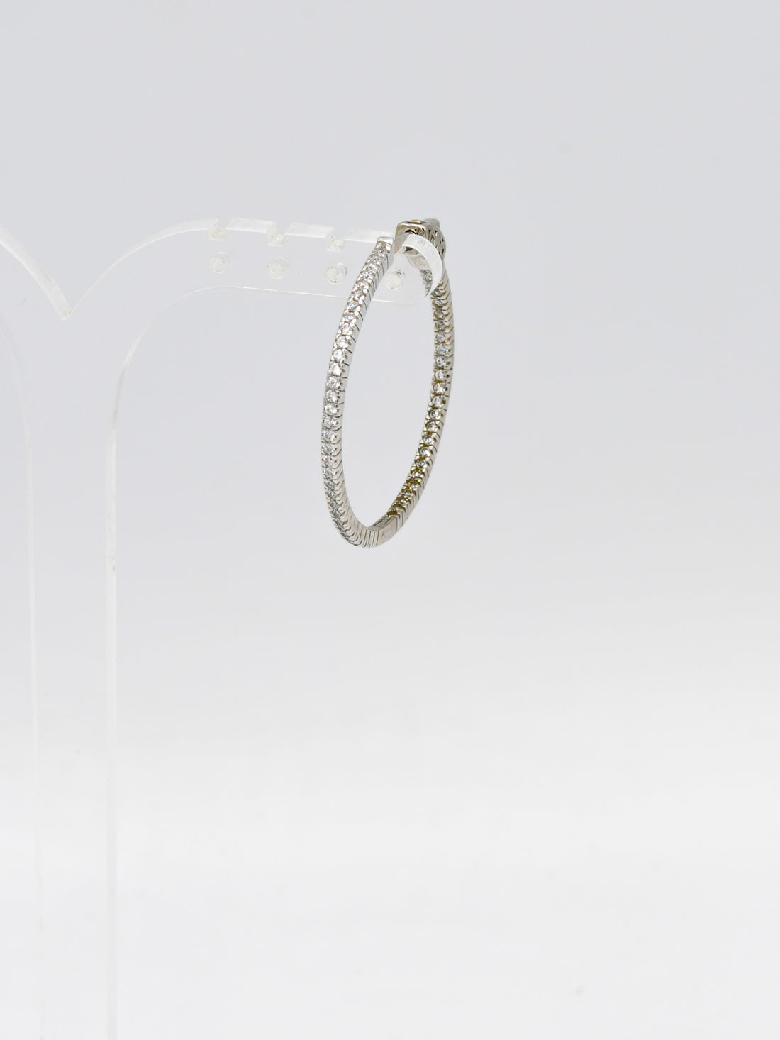 Sterling Silver CZ Bali