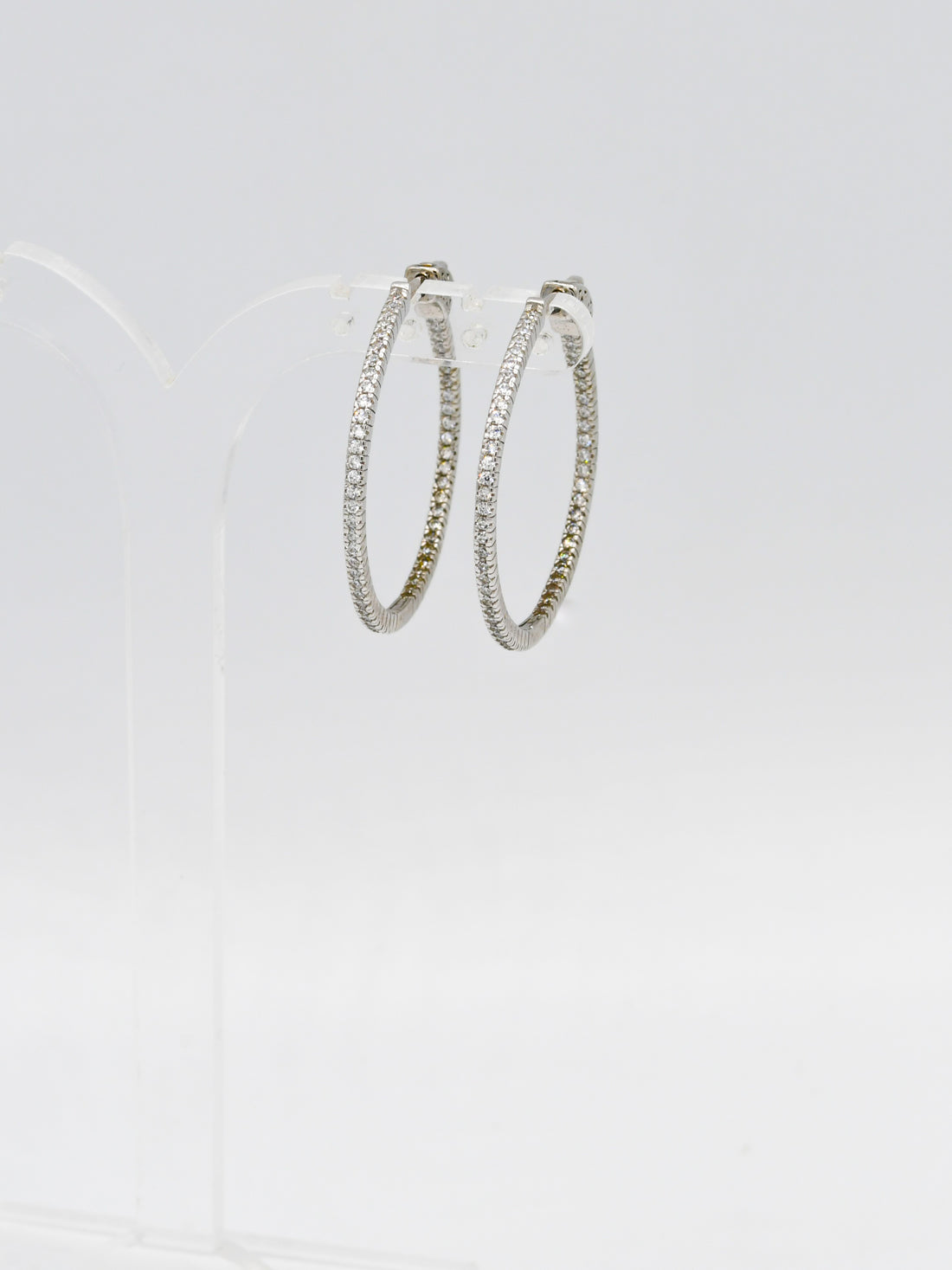 Sterling Silver CZ Bali