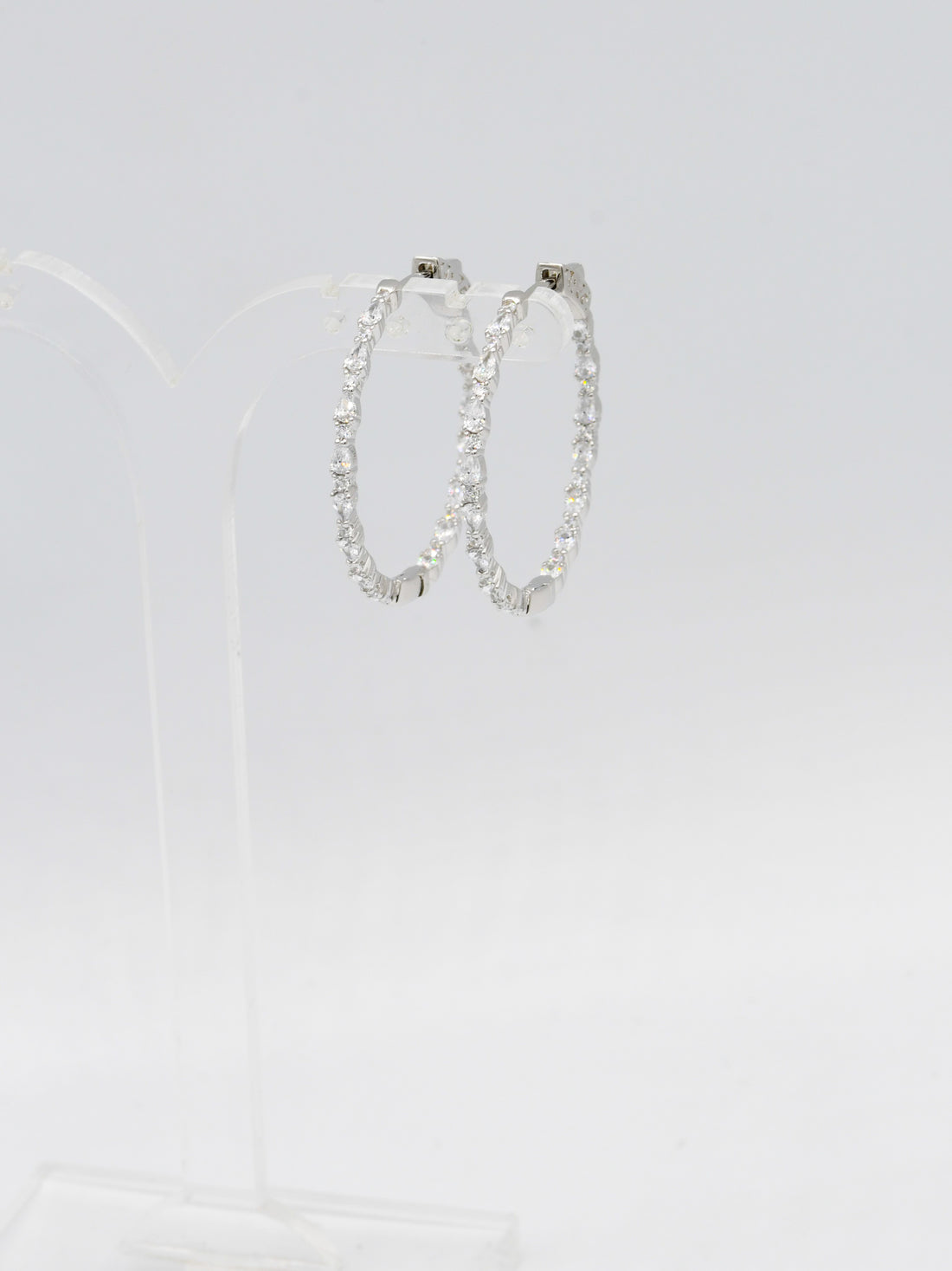 Sterling Silver CZ Bali