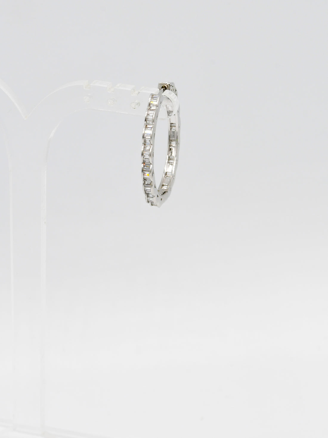Sterling Silver CZ Bali