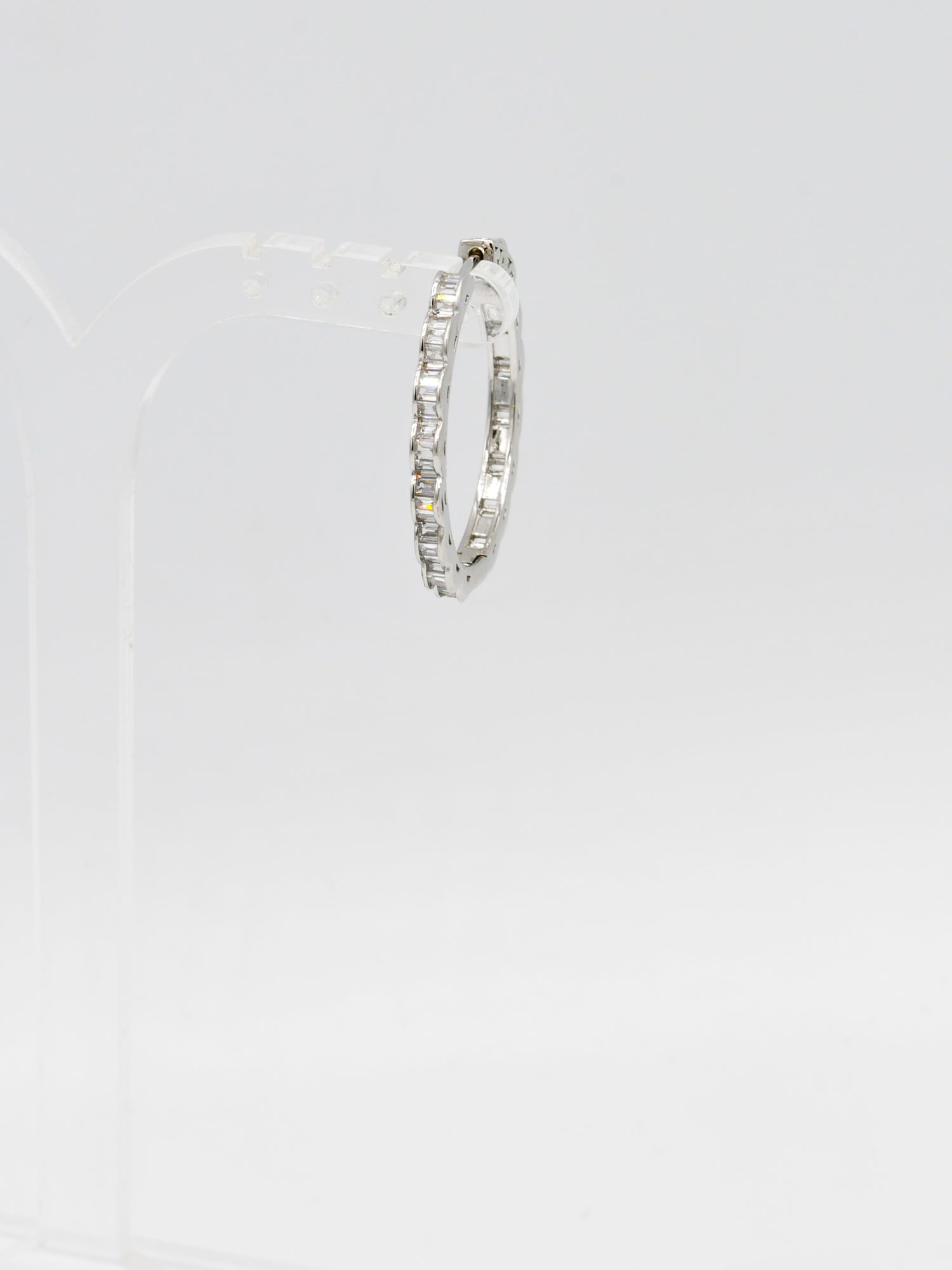 Sterling Silver CZ Bali