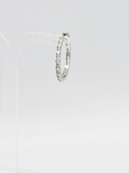 Sterling Silver CZ Bali