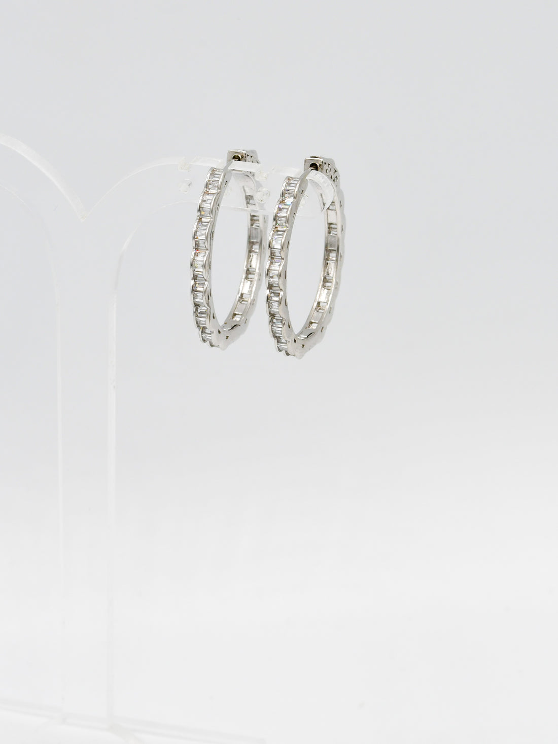 Sterling Silver CZ Bali