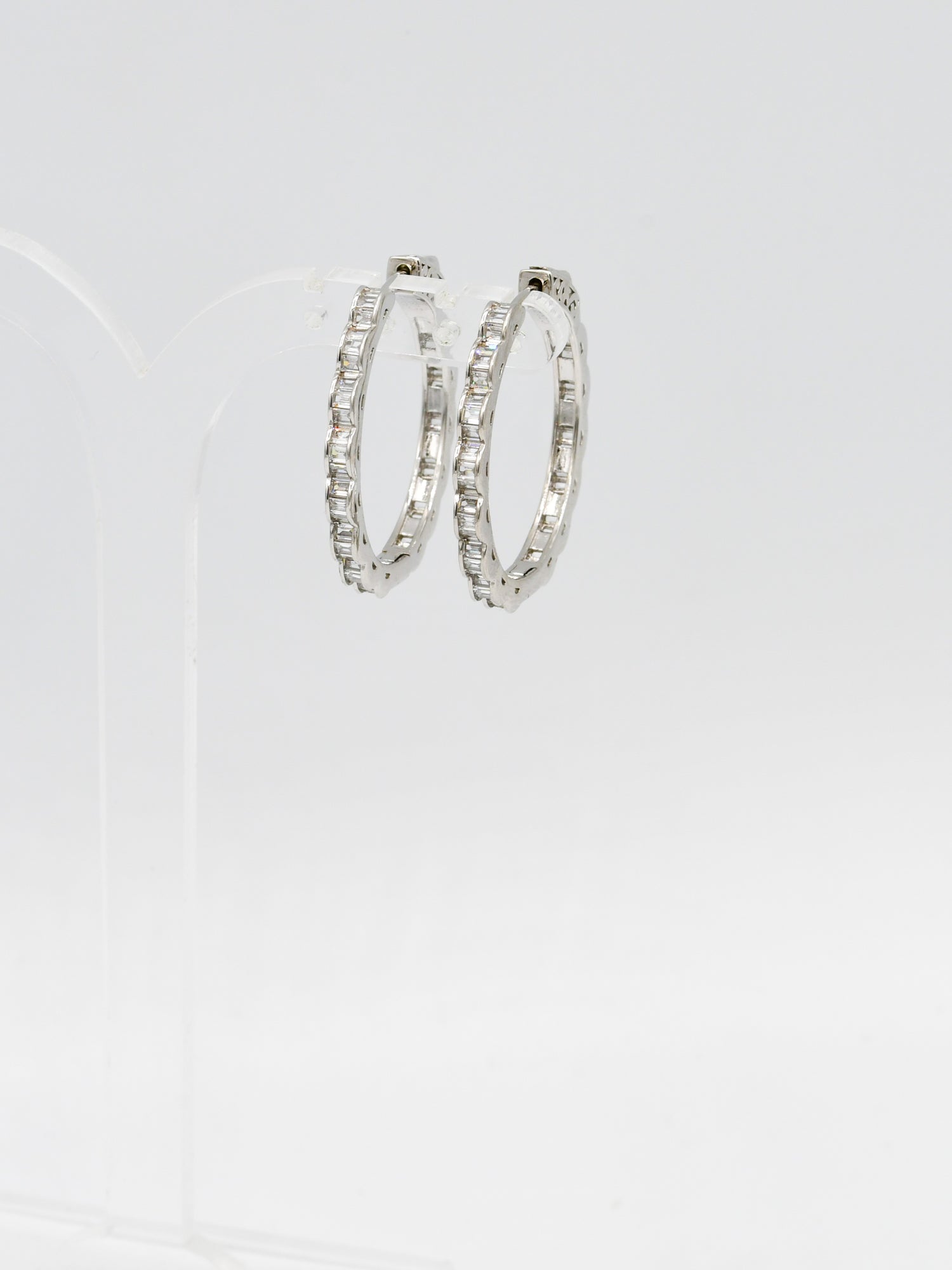 Sterling Silver CZ Bali