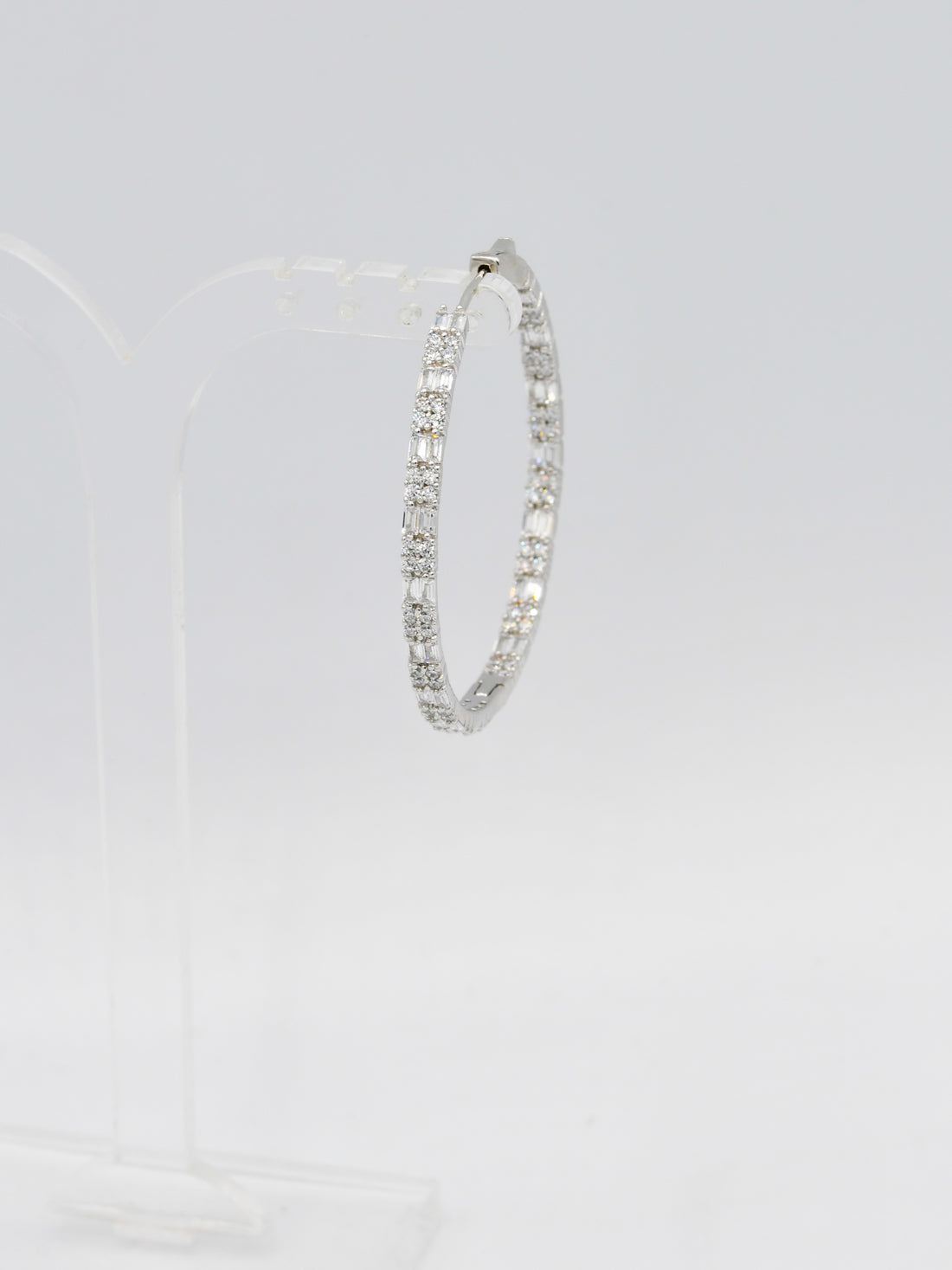 Sterling Silver CZ Bali