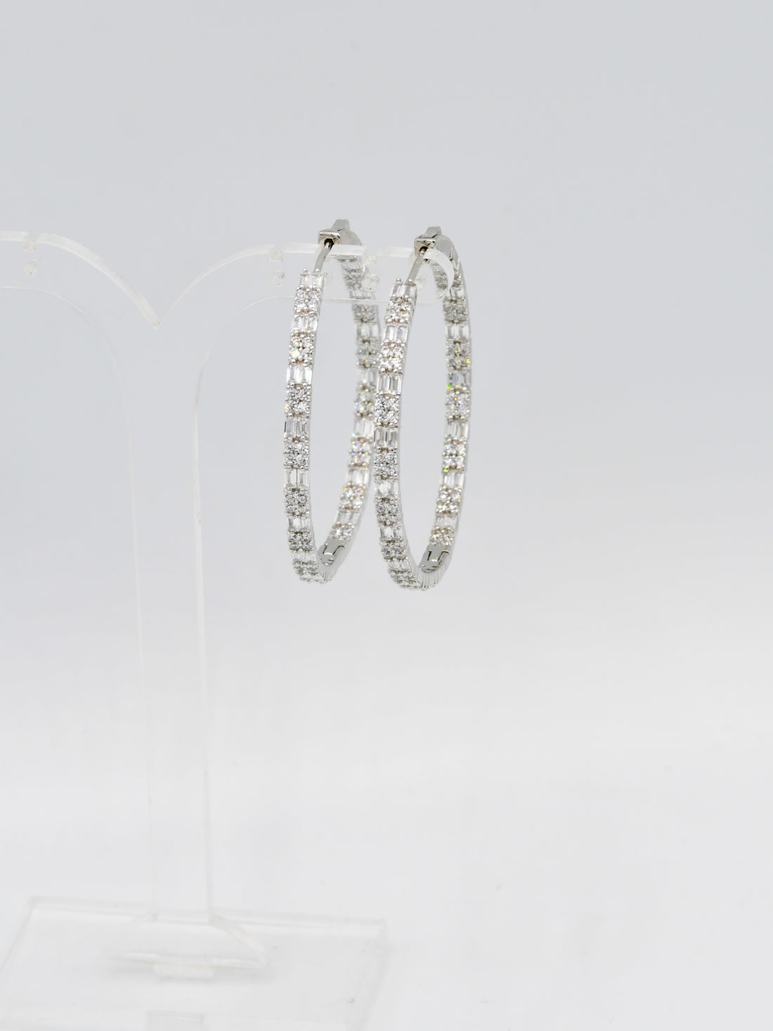 Sterling Silver CZ Bali