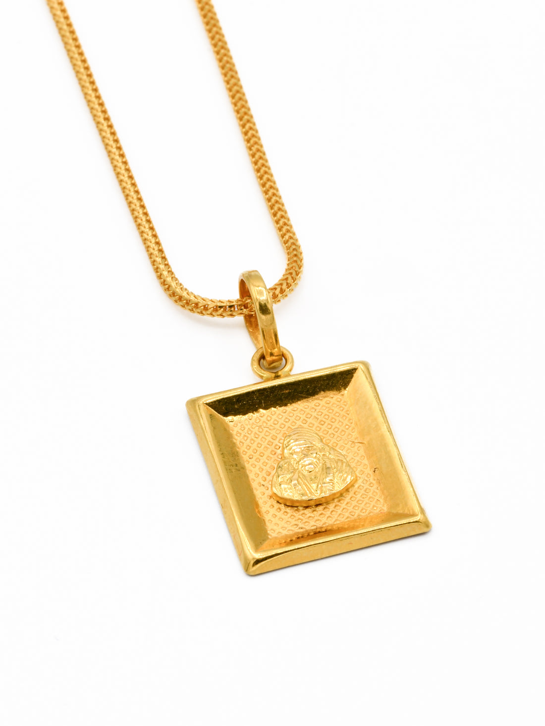 22ct Gold Sai Baba Pendant - Roop Darshan