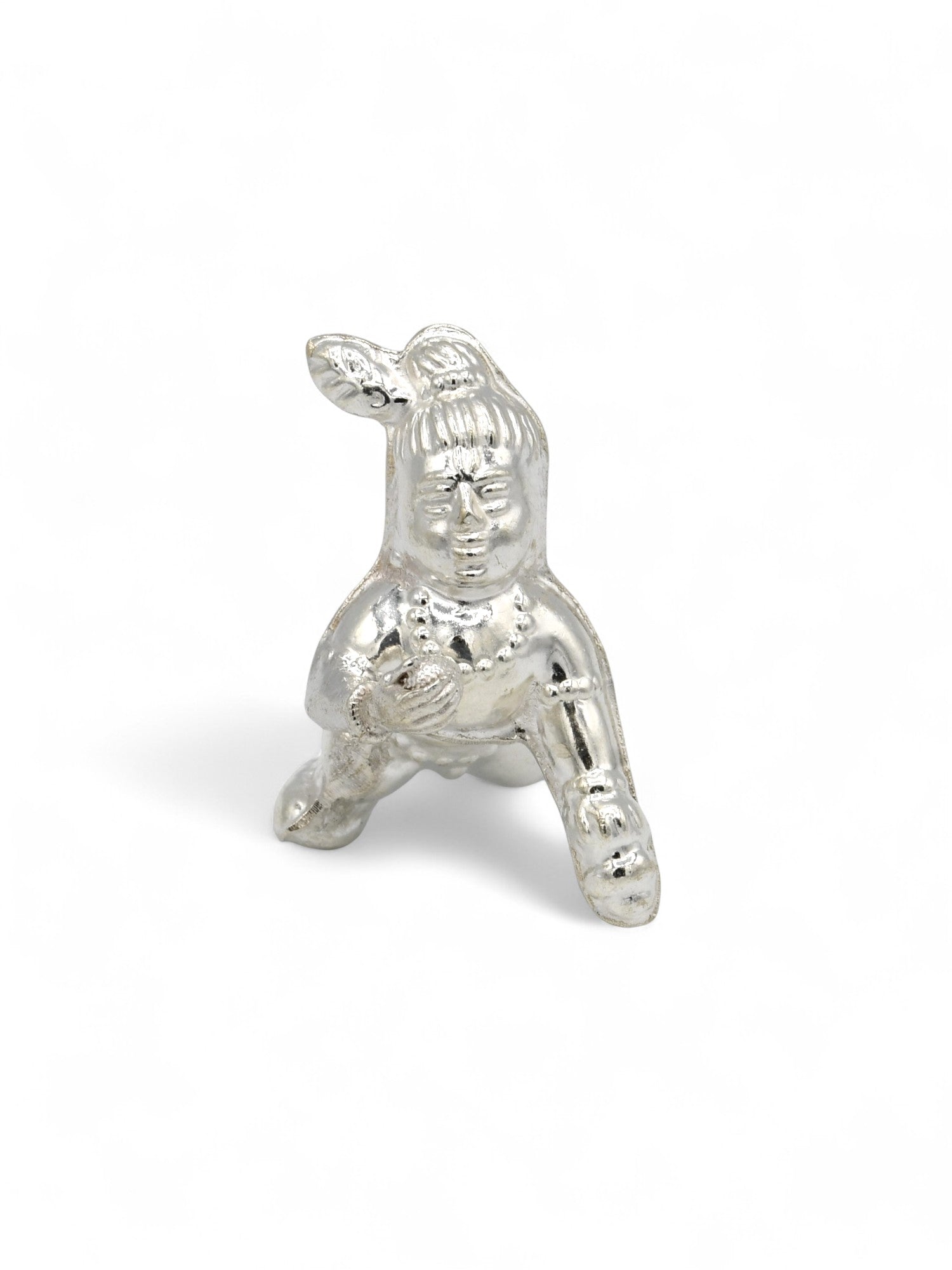 Silver Bal Gopal Murti - Roop Darshan
