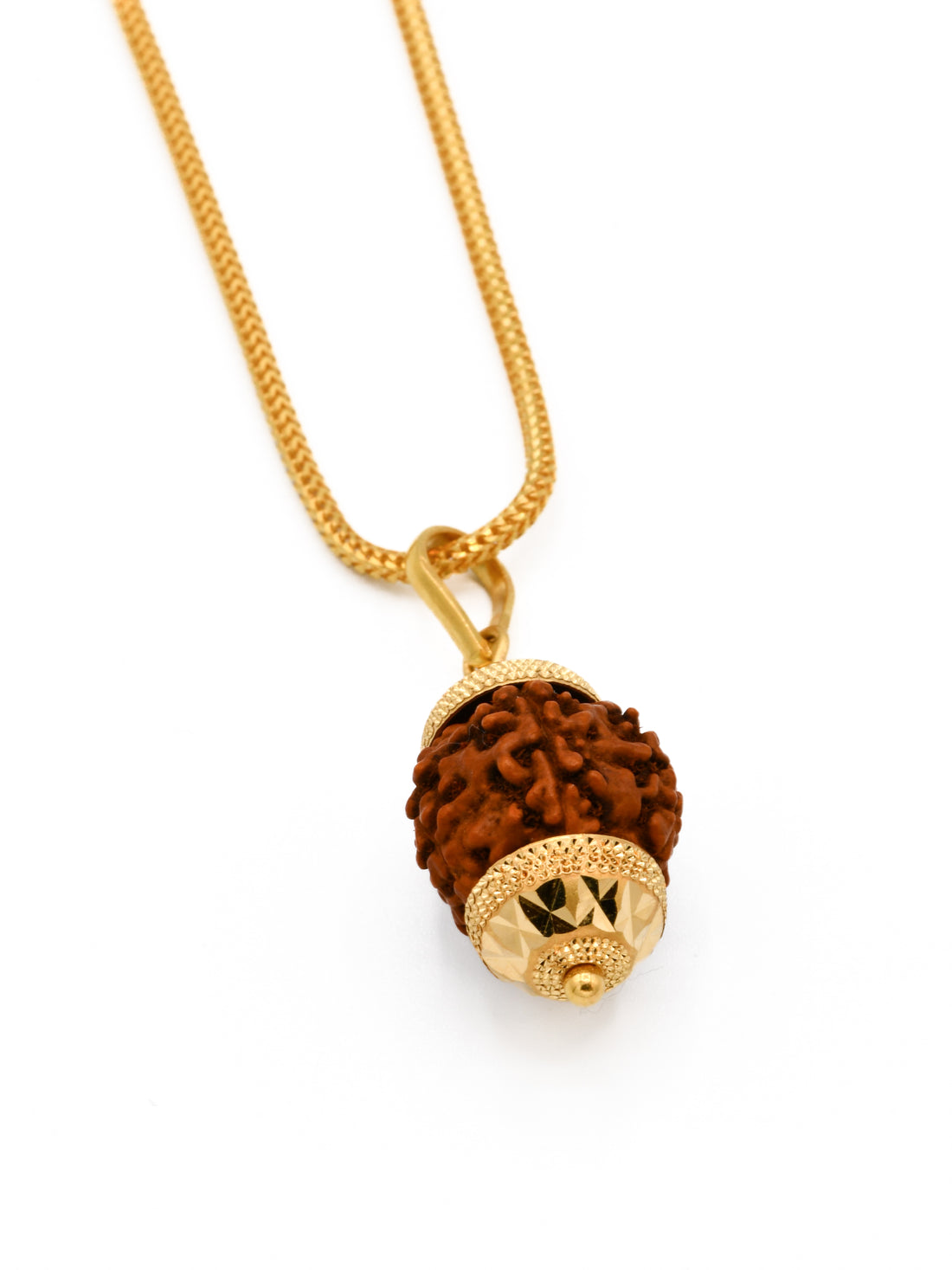 22ct Gold Rudraksh Pendant - Roop Darshan