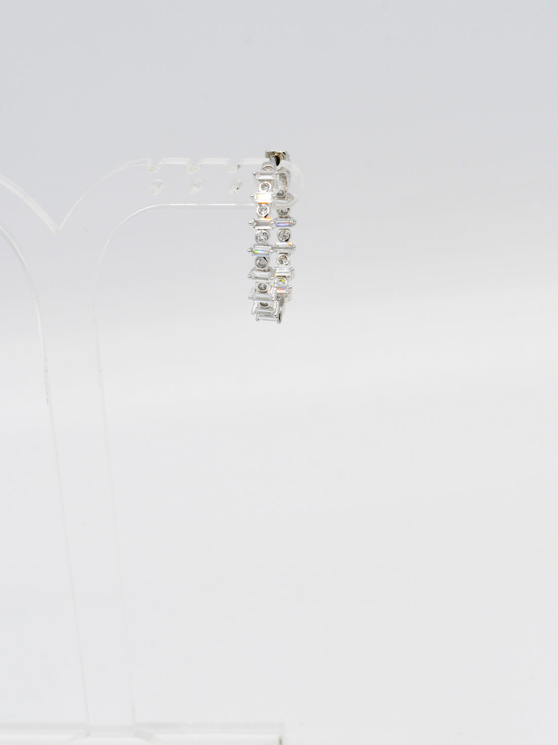 Sterling Silver CZ Bali