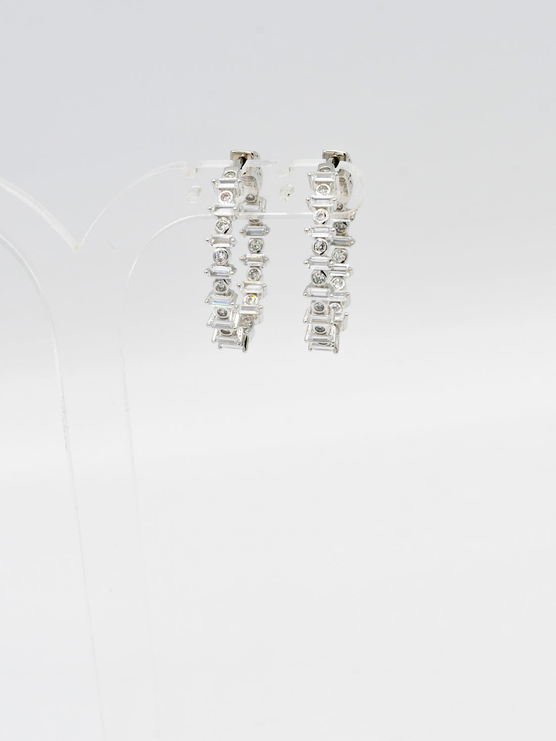 Sterling Silver CZ Bali