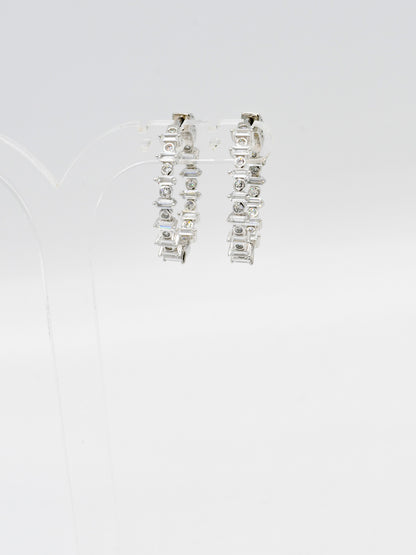 Sterling Silver CZ Bali