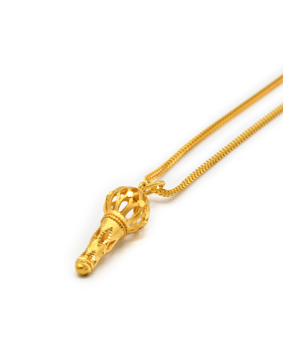 22ct Gold Gada Pendant - Roop Darshan