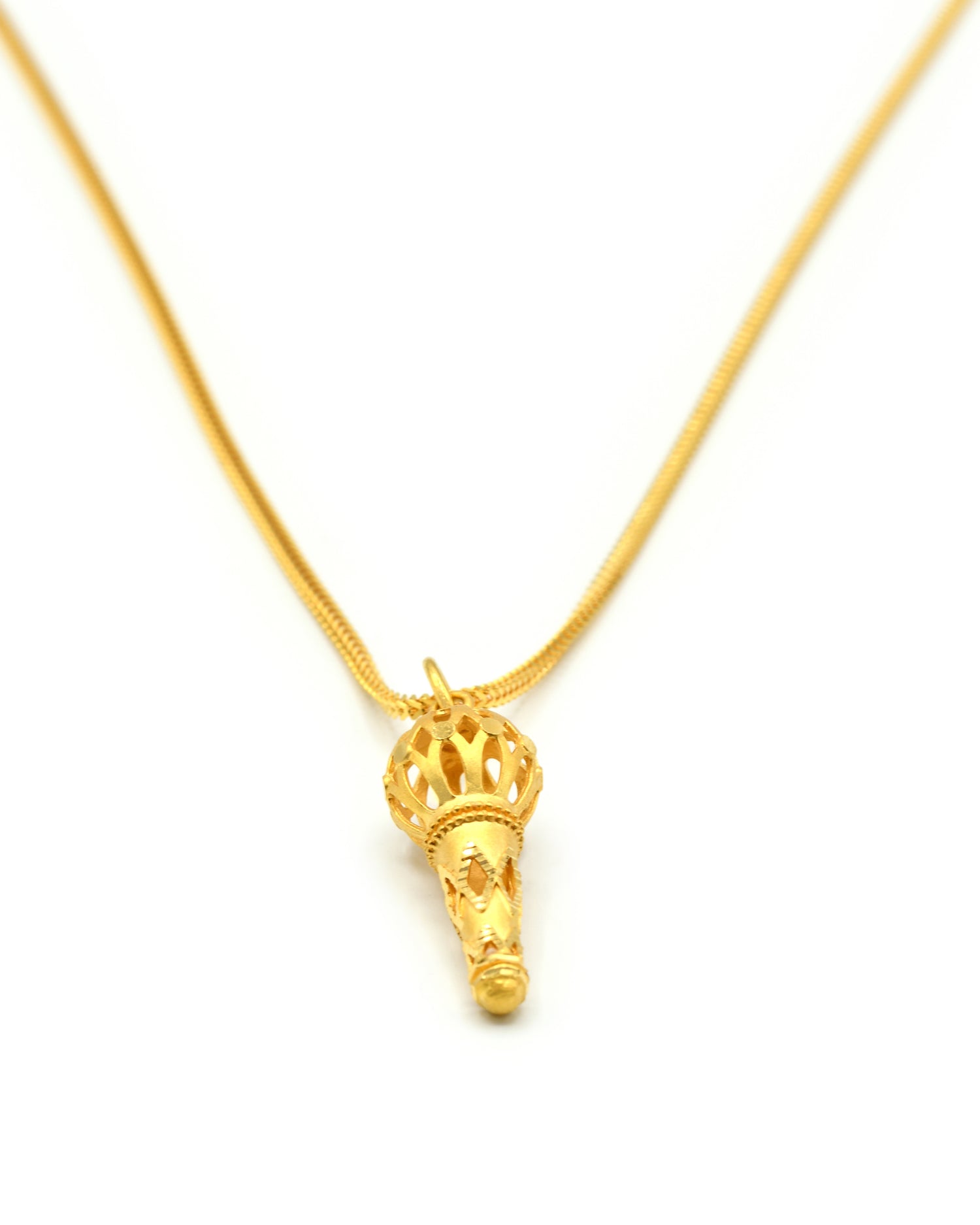 22ct Gold Gada Pendant - Roop Darshan