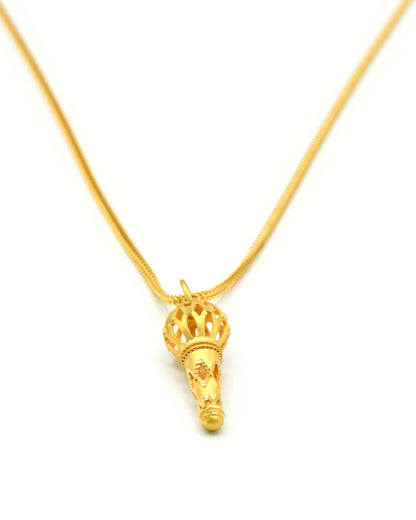 22ct Gold Gada Pendant - Roop Darshan