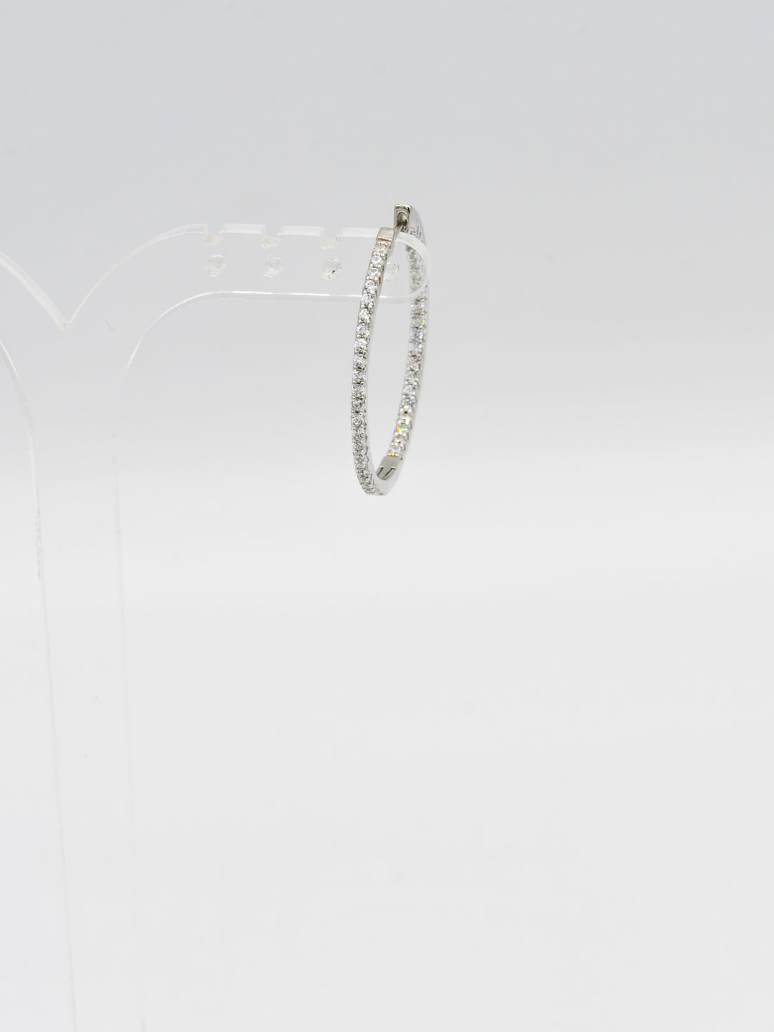 Sterling Silver CZ Bali