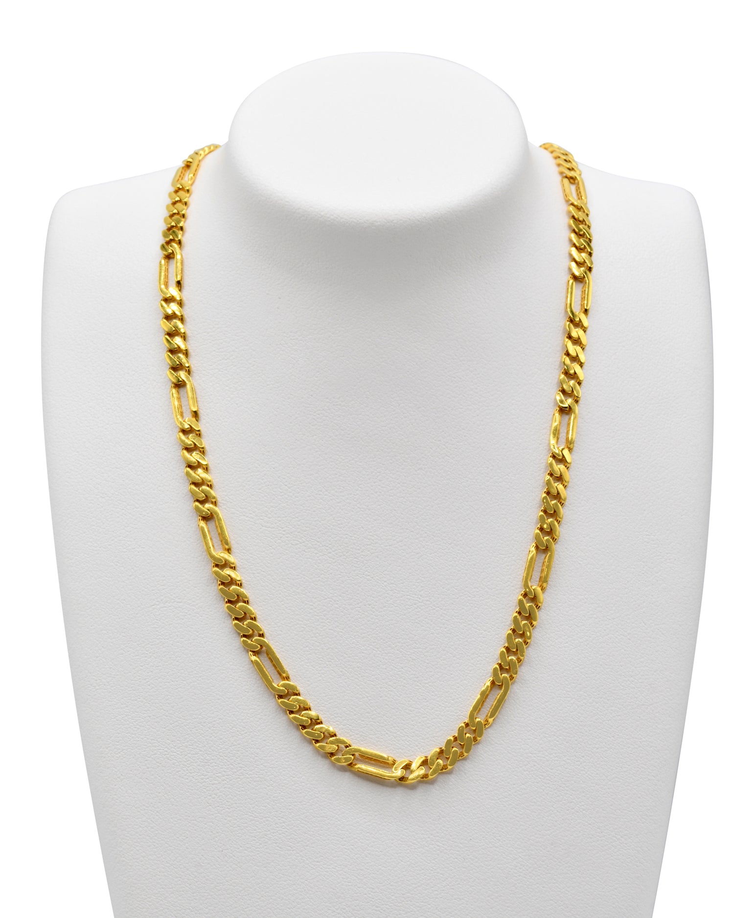 22ct Gold Figaro Monaco Chain 15.57 GMS 45 CM - Roop Darshan