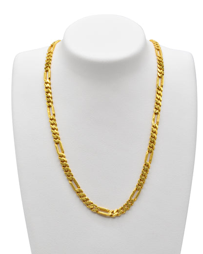 22ct Gold Figaro Monaco Chain 15.57 GMS 45 CM - Roop Darshan