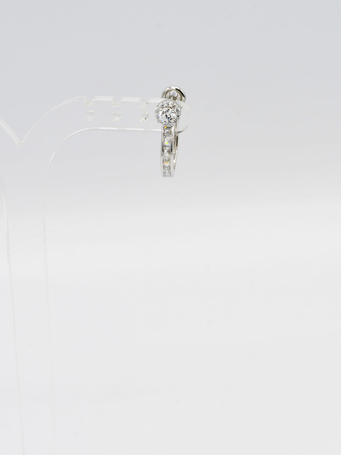 Sterling Silver CZ Bali