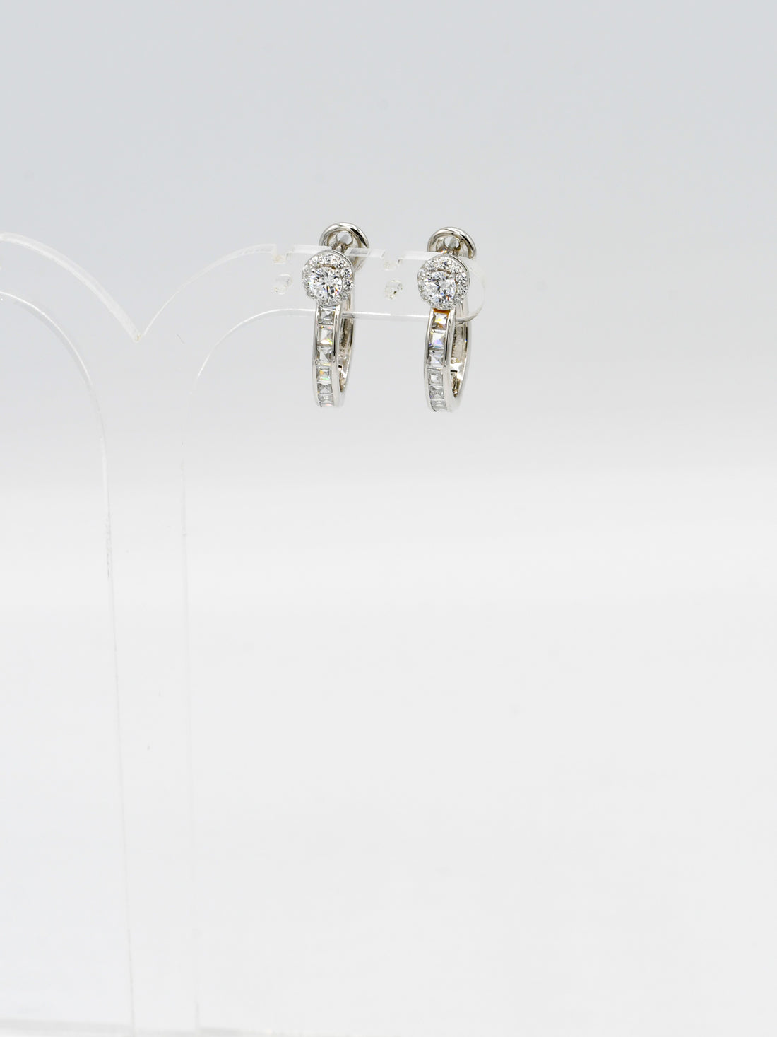 Sterling Silver CZ Bali