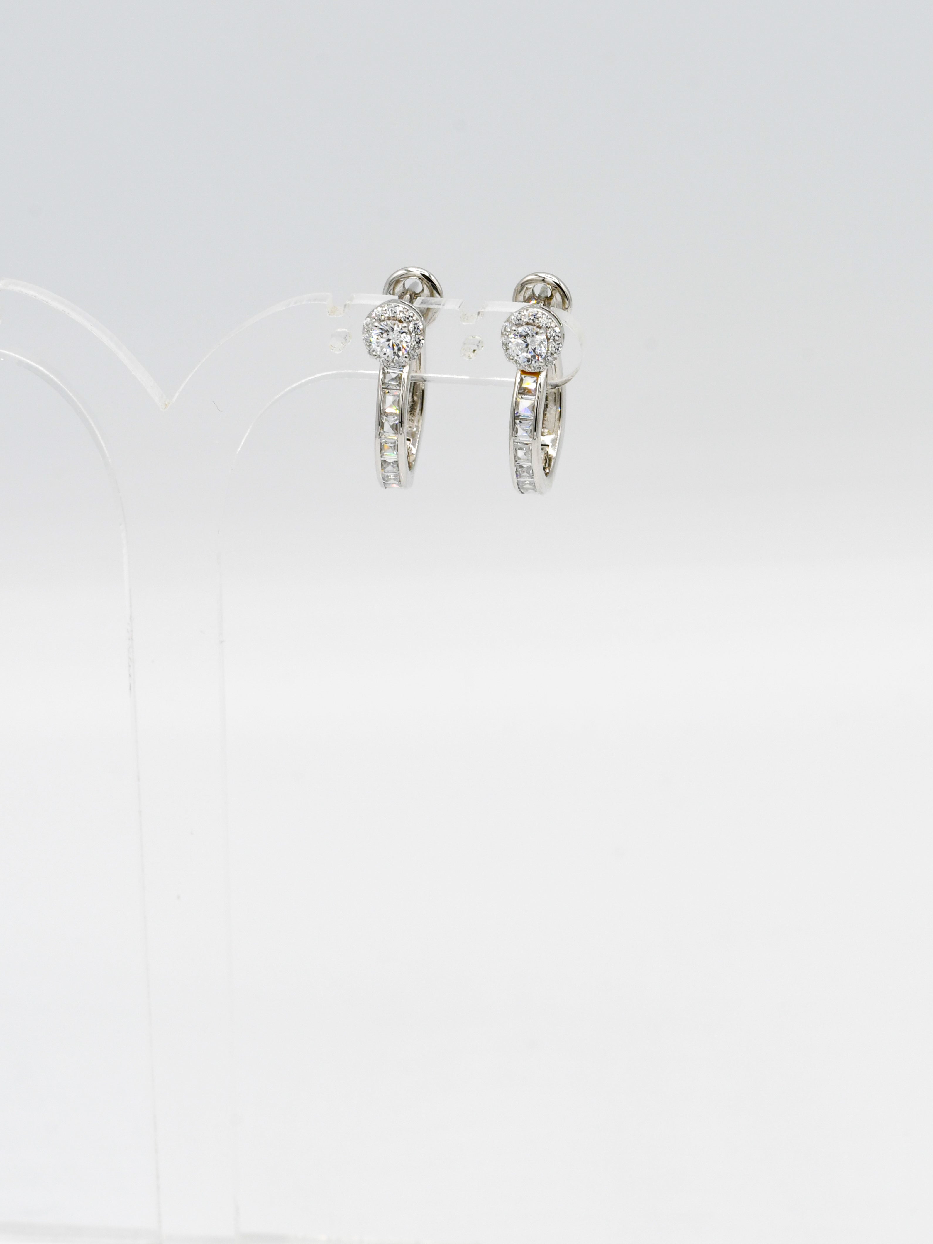 Sterling Silver CZ Bali