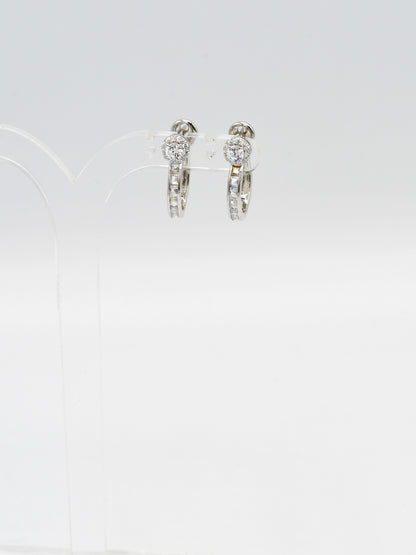 Sterling Silver CZ Bali