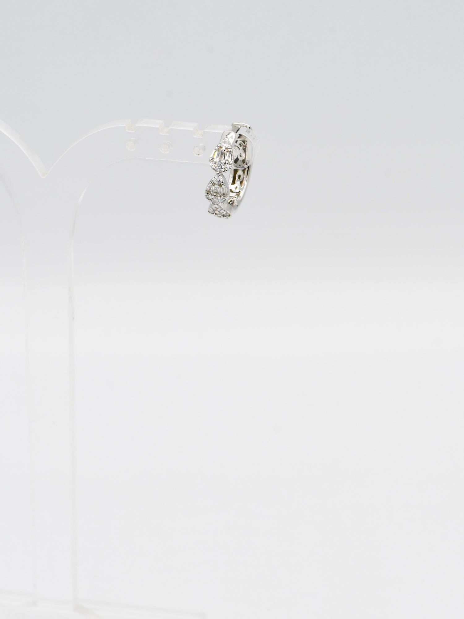 Sterling Silver CZ Bali