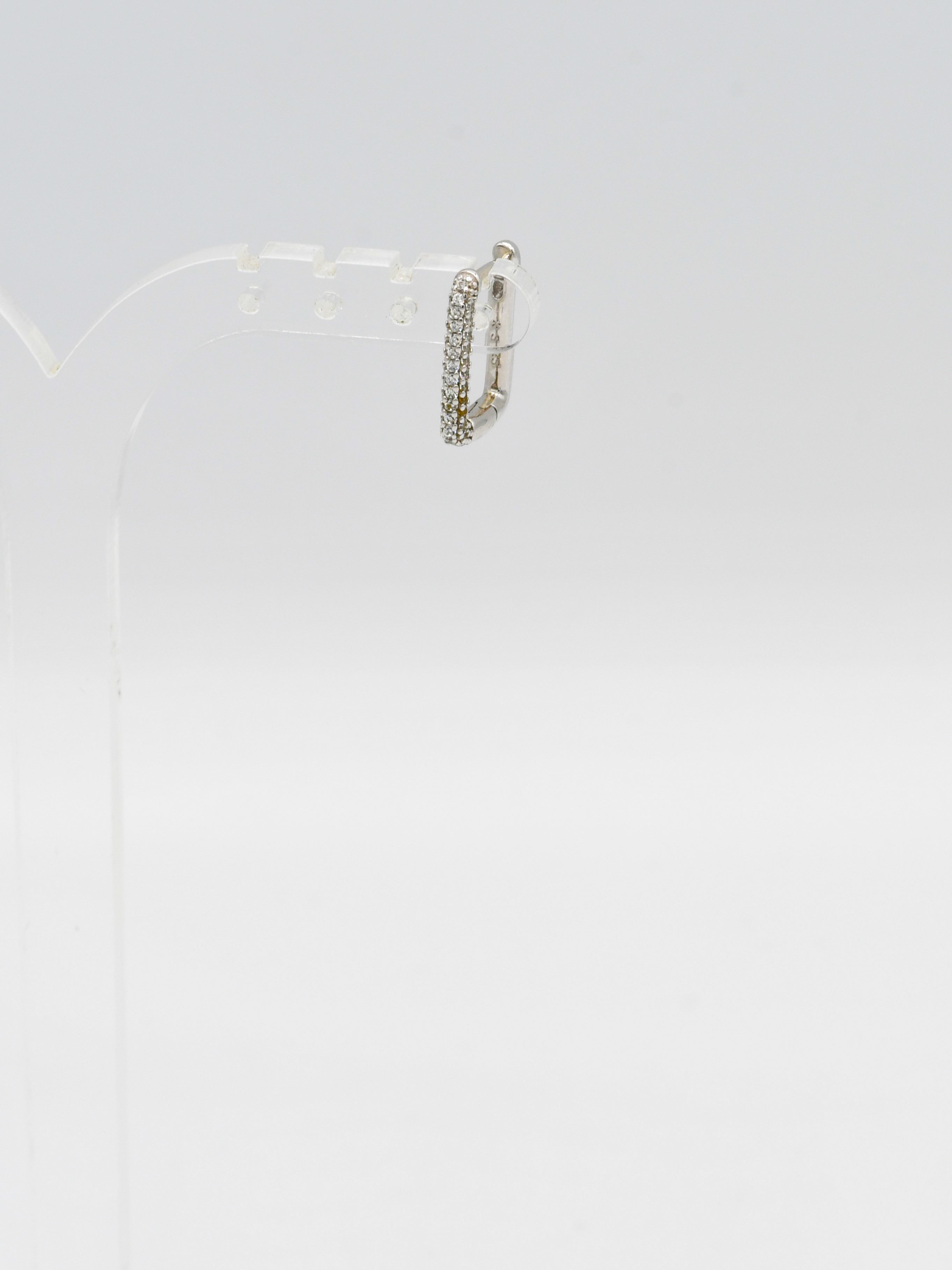 Sterling Silver CZ Bali