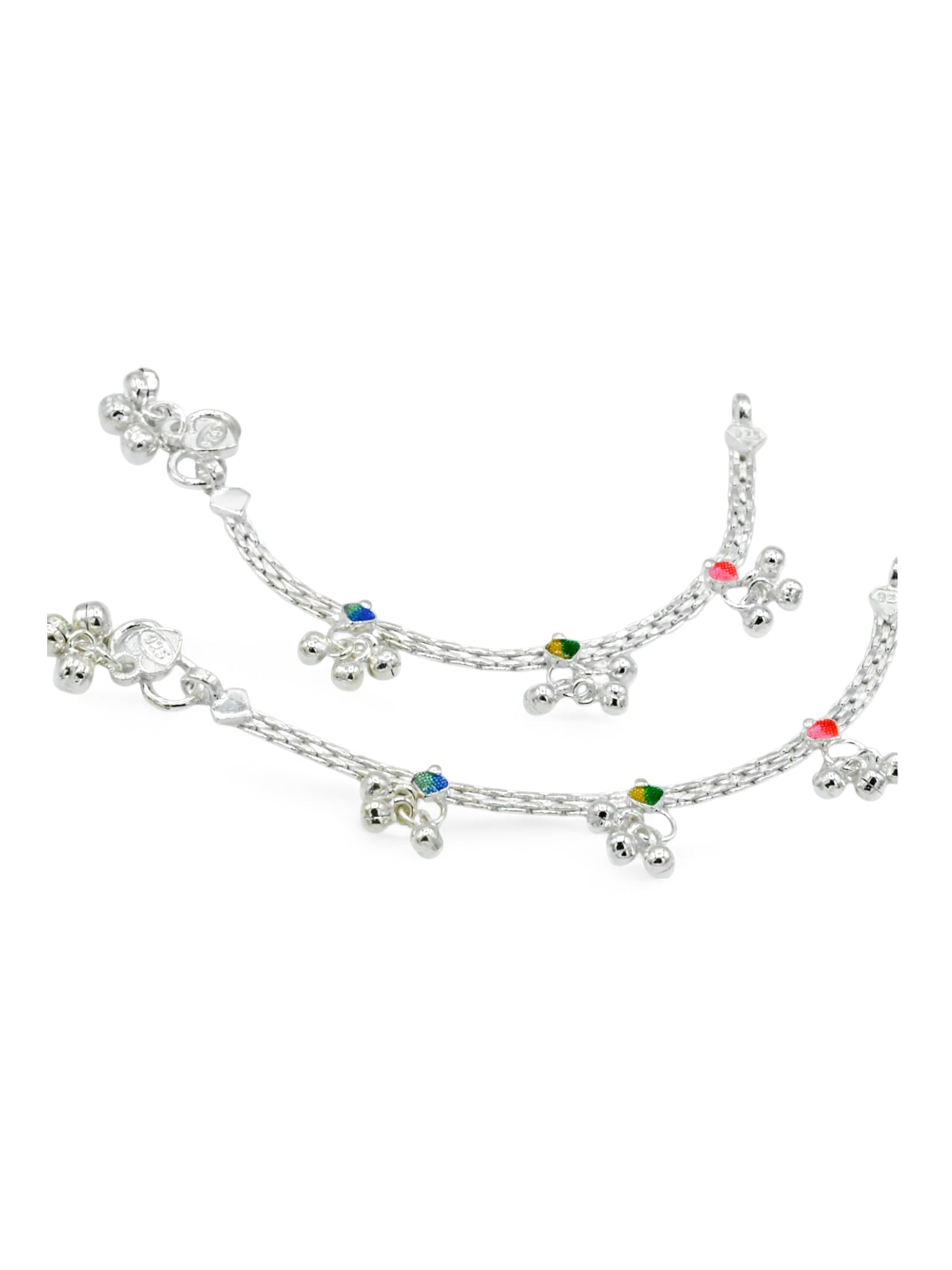 Silver Baby Anklet - Roop Darshan