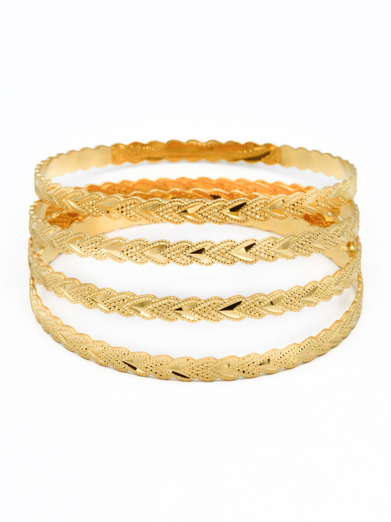 22ct Gold 4 Bangles - Roop Darshan